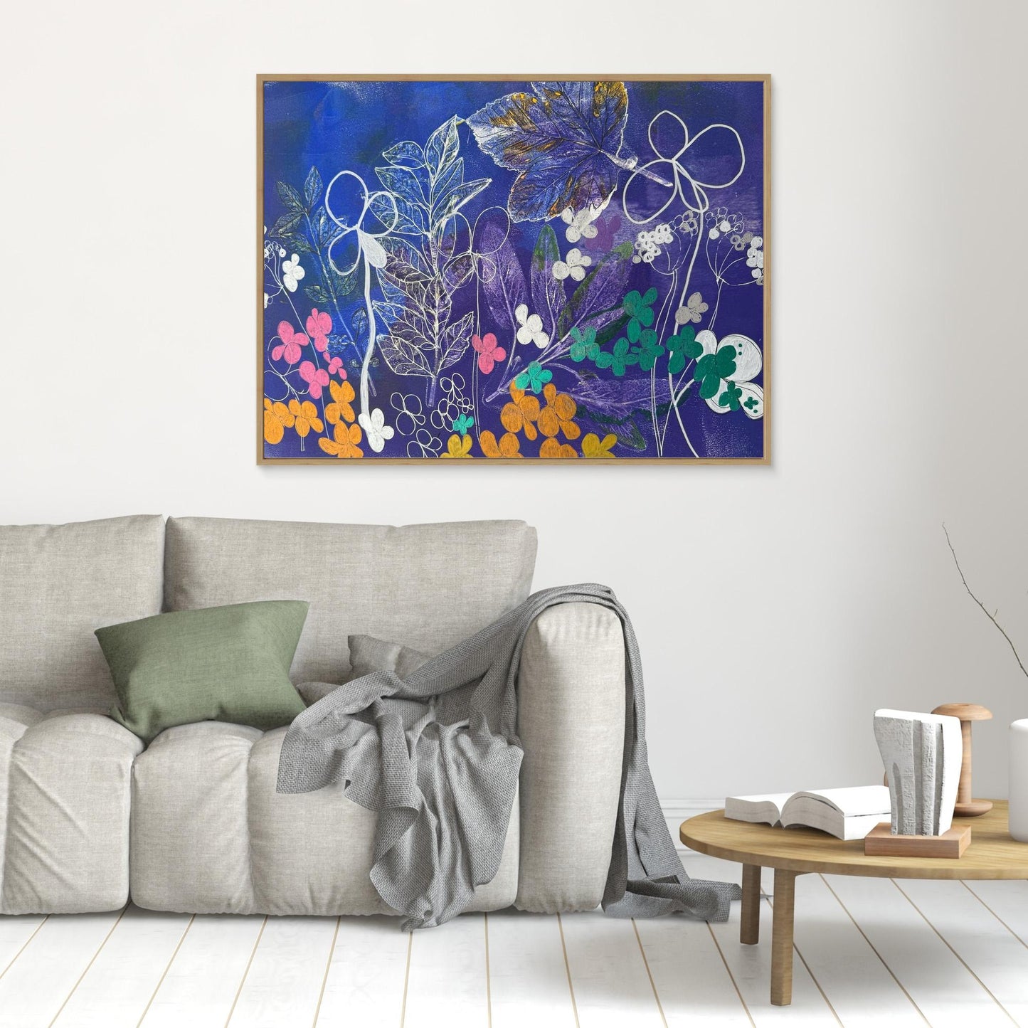 Flowers in the blue