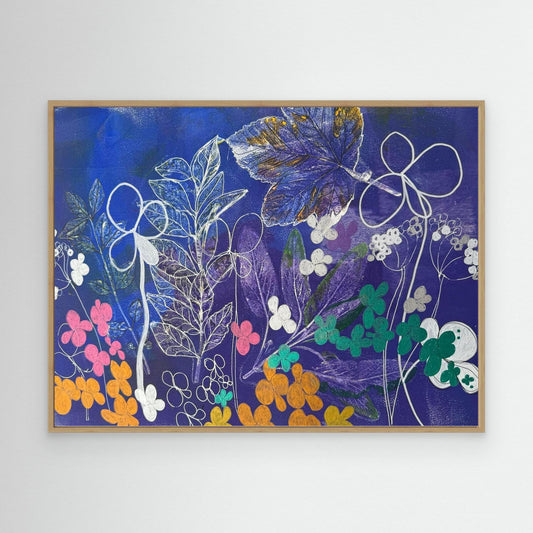 Flowers in the blue