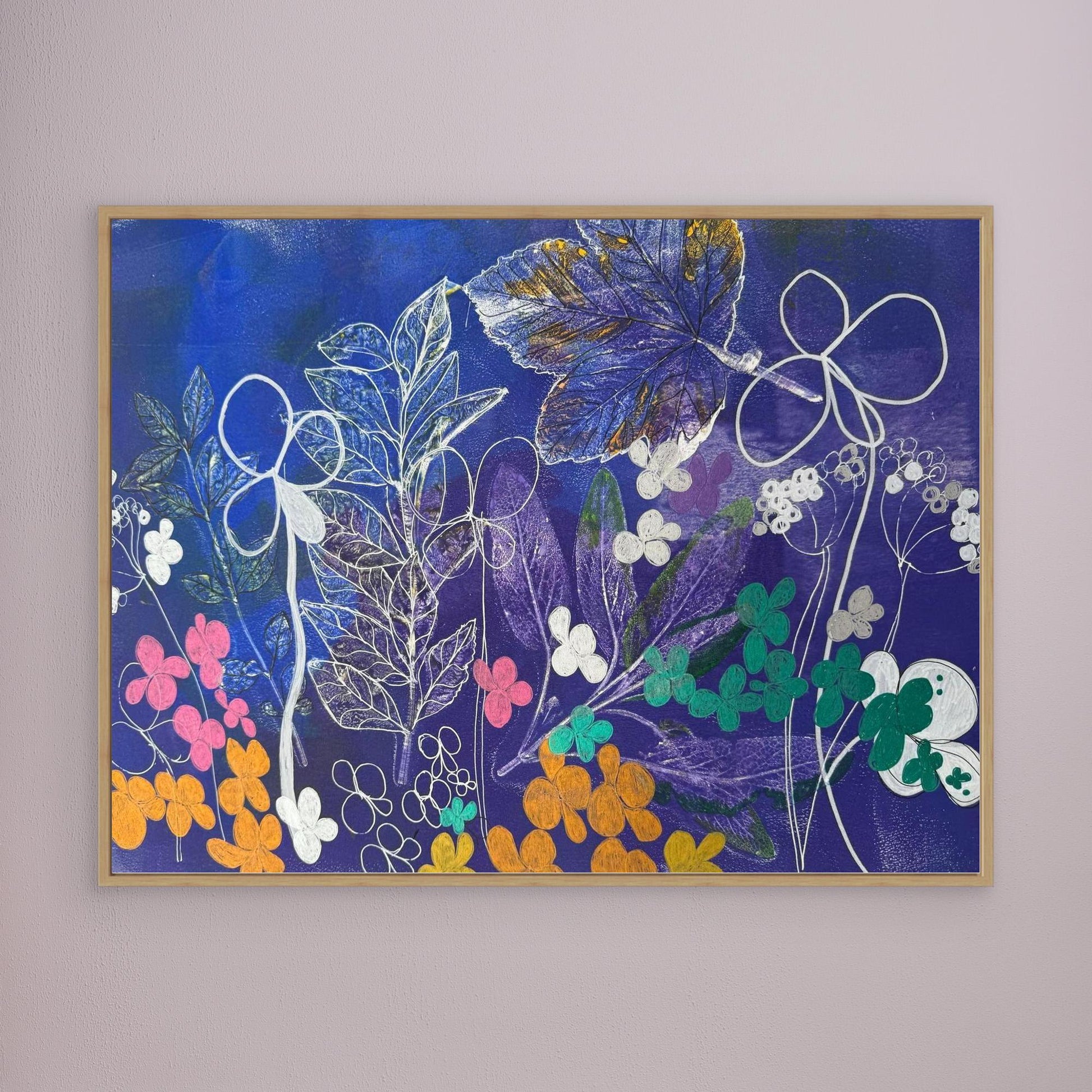 Flowers in the blue